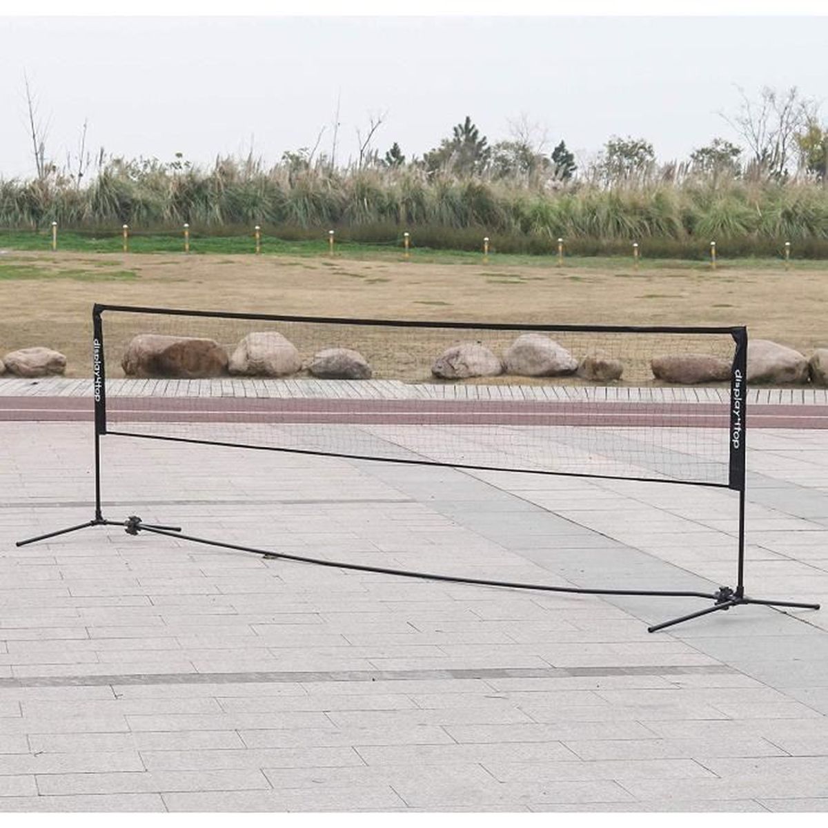 Facile /à Monter Pliable FBSPORT Filet de Badminton Facile /à Transporter Portable Volley-Ball Tennis pour Les Sports Int/érieurs ou Ext/érieurs L/ég/ère Hauteur r/églable