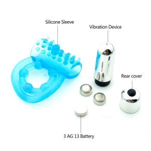 Manchon Pénis En Silicone Avec Anneau Retardateur - Stimulateur Nervuré - Unisexe - Neuf