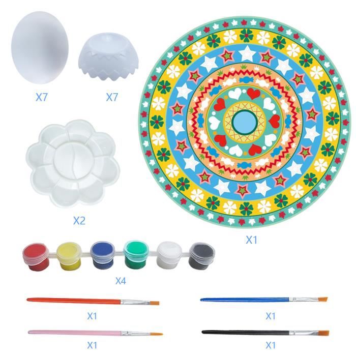 Kit Peinture Dinosaures Nene Toys 3-7 Ans - 4 Dinosaures à Peindre + Poster Éducatif