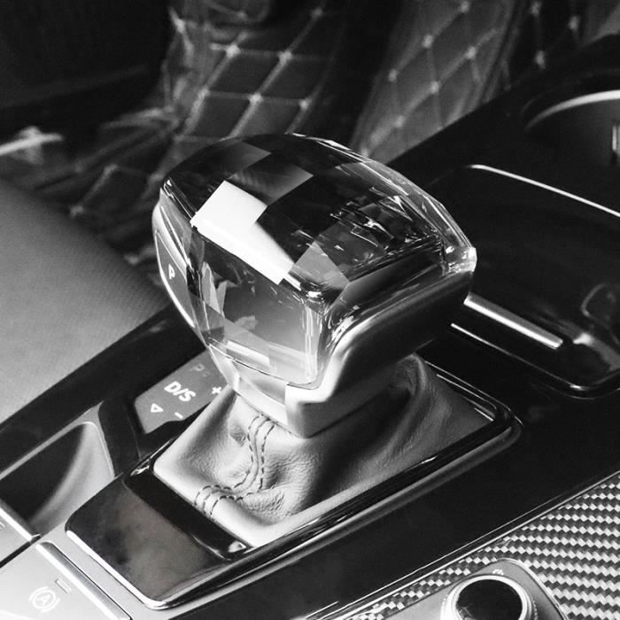 Tapez A pour le logo RS - Ushilife Voiture Cristal Poignée Pommeau de Levier  Bâton Tête Décor Cover Pour Audi - Cdiscount Auto