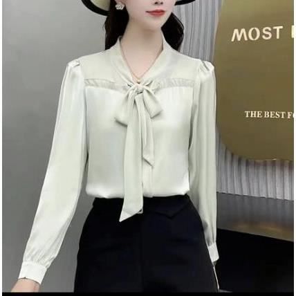 Chemise col noeud femme hotsell