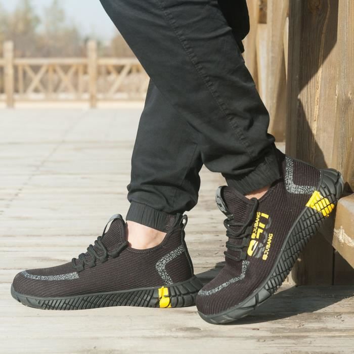 Lukcolor 792 JUBANG Couple Fashion Flying Chaussures de s curit