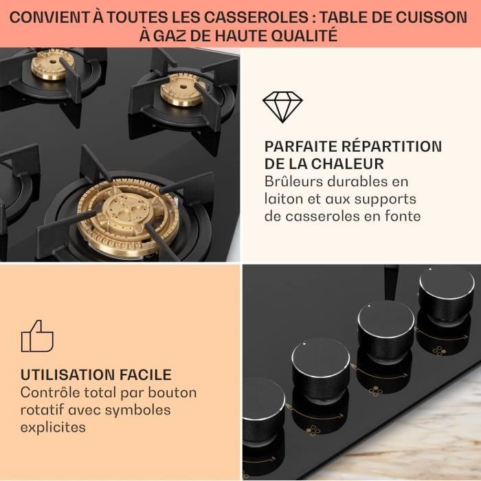 RVG63B4MBB/1 | Table de cuisson Table Gaz Origine RVG63B4MBB/1 | Table de cuisson Table Gaz Origine