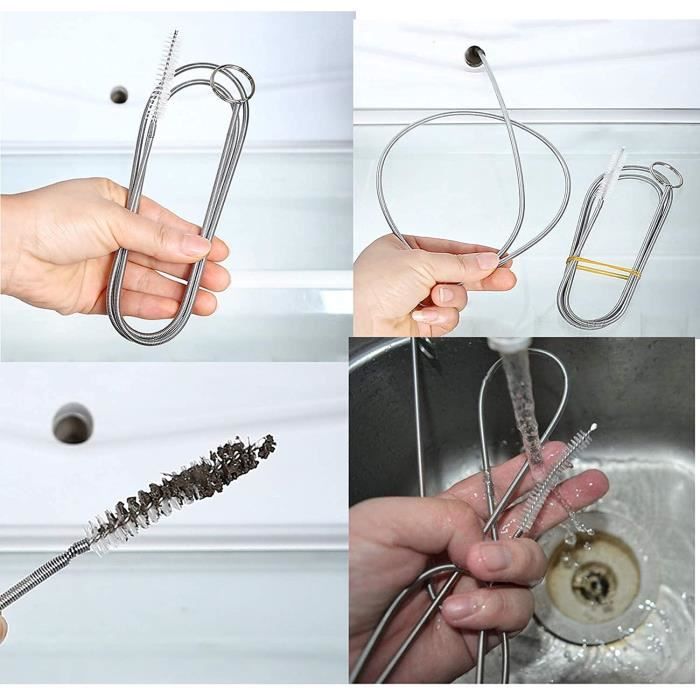 Kit de Nettoyage pour Réfrigérateur,Vidange De Réfrigérateur,de Trou de vidange réfrigérateur