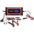 chargeur de batterie PRO 8.0 12/24 Volt 0-160 / 220 Ah 8A rouge / noir-0