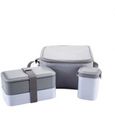 Set lunch box avec sacoche isotherme conserva Boîte à lunch-0