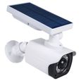 Caméra solaire factice, LED clignotante, détecteur de mouvement, éclairage LED, autocollant gratuit, SOL1800S-0