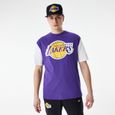 T-Shirt NBA Los Angeles Lakers New Era Colour Block Oversize Violet-0