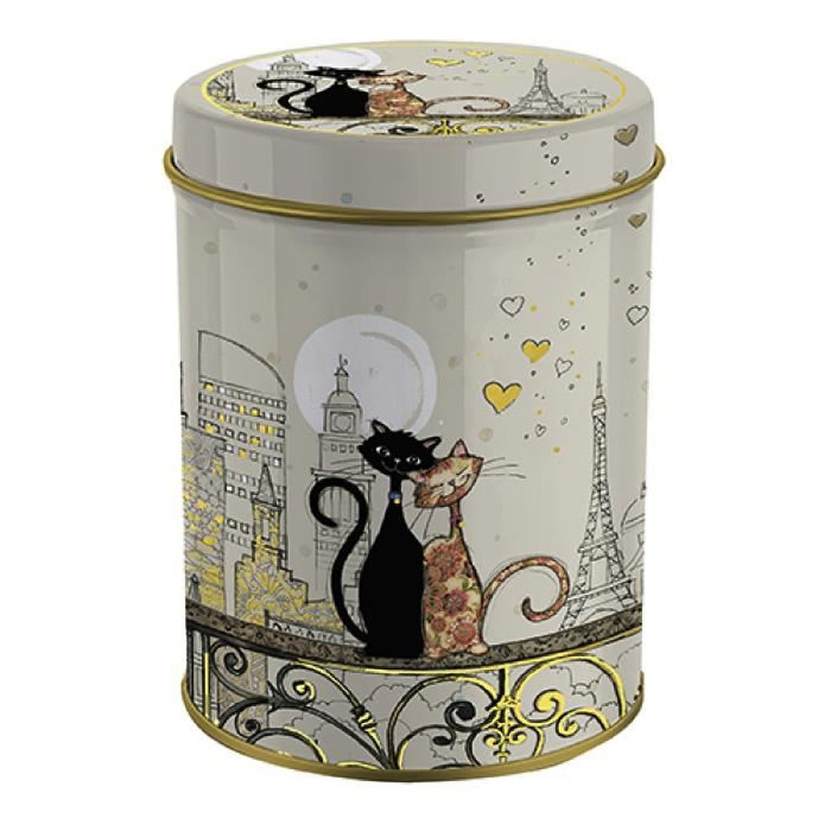 Boîte en métal 10 x 6.5 x 2.8 cm chats de Dubout 