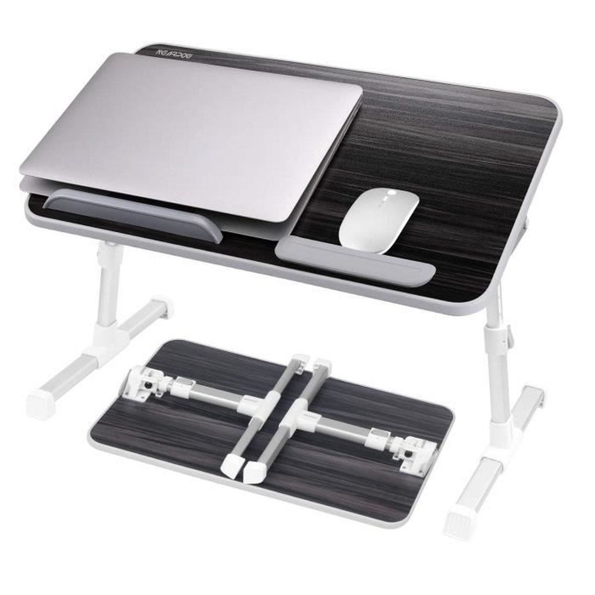 lecture de travail Socle pour ordinateur portable réglable bureau pliable plateau de table pour écriture
