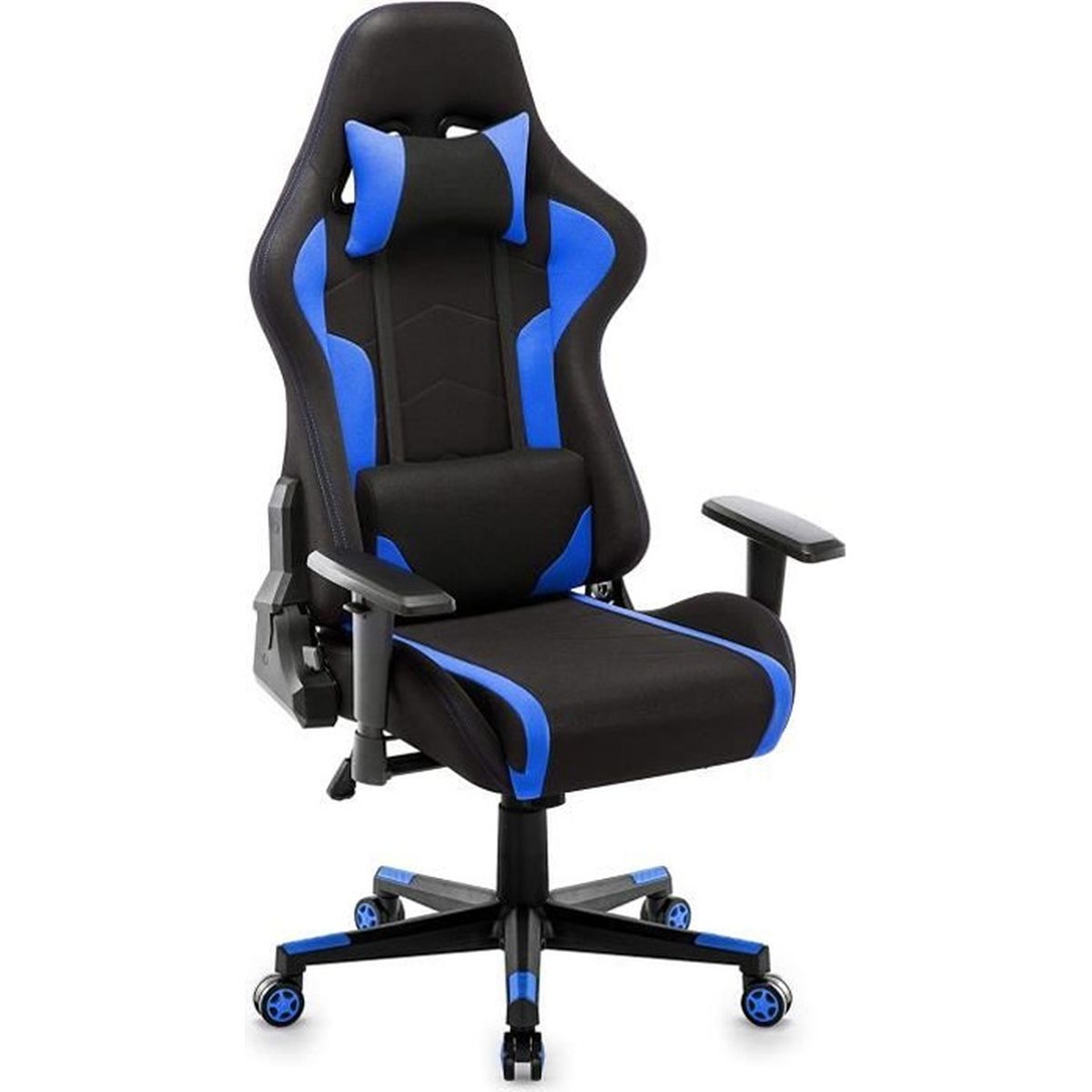 Intimate Wm Heart Siege De Gaming Racing Chaise De Bureau Hauteur Reglable Dossier Haut Inclinable 135 Avec Appui Tete Soutien Lombaire Bleu Amazon Fr Cuisine Maison