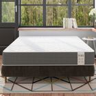 Matelas 140x190 cm INRE - 25 cm, Réversible, Mémoire de Forme, 7 Zones Ergonomiques, Soutien Ferme, Tissu Respirant et Durable