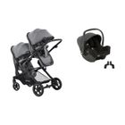 HAUCK - Poussette Duo Double Atlantic Twin I-snug 2
