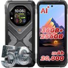 Oscal TANK 1 Téléphone Portable Incassable 20000mAh Smartphone Android 15, 6.78" 2.4K 36Go+256Go 64MP NFC Dual SIM GPS - Noir