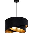 LIGHT HOME LH Light-Home Abat Jour Suspension Luminaire Lustre Industriel Milan - Moderne Abat Jour Plafond pour Chambre - en Metal - Noir