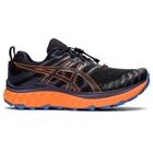 Chaussures de course sur sentier ASICS Trabuco Max - Black/Shocking Orange - Homme - Trail - Régulier