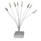 PIXNOR Support pour photo de bureau Arbre à avec pinces en métal Présentoir pour photos créatif (8 pinces) PORTE PHOTO