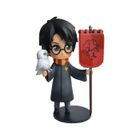 Figurine Harry Potter & Hedwige - Plastoy - Licence Harry Potter - Enfant - A partir de 3 ans - Noir