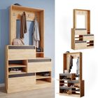Vestiaire Vicco Evia, meuble à chaussures, commode d’entrée, meuble d’entrée, étagère à chaussures, commode