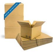 5 Cartons D'Expédition Plats 46x36x5 Cm - Simple Cannelure, Résistants Et Recyclables