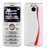 mini téléphone portable K8 Bluetooth Dialer Mini enfants enfants étudiant double carte téléphone portable gps portable Blanc