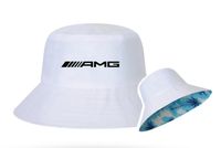 Chapeau de pêcheur Mercedes AMG blanc réversible - Rick Boutick
