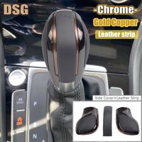 Gris Chrome-Or 1 - Levier de changement de vitesse DSG pour VW Golf 6 7 R GTI Passat B7 B8 CC R20 Jetta MK6 G