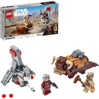 LEGO Star Wars, Le combat des Microfighters  T-16 Skyhopper contre Bantha, Set de jeu, Collection du film Un nouvel espoir, 1