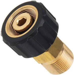Kit 7 Buses Nettoyeur Haute Pression - Connexion Rapide 1/4" - 0° à 65° + Savon - Support Porte-Buse