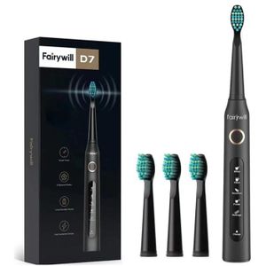 BROSSE A DENTS Sonic electric toothbrush adulte couple rechargeable electric toothbrush -noir