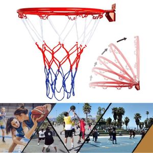 Cerceau et Panneau de Basket-Ball Ensemble de Panneau et de Jante de Basket-Ball Impact Cerceau de Basket-Ball Anneau de Panier Suspendu ext/érieur fix/é au Mur 45cm Mini syst/ème Basket-Ball int/érieu