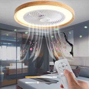 VENTILATEUR DE PLAFOND LED Plafonnier Ventilateur Silencieux Lampe De Pla