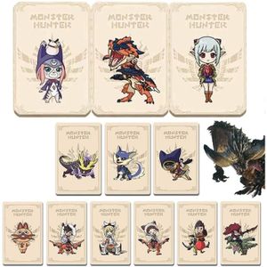 CARTE DE JEU Lot de 12 cartes NFC pour carte Monster Hunter Sto