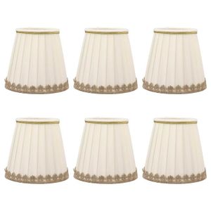 ABAT-JOUR HEG Abat-Jour 6Pcs Candle Lamp Shadesclip On Fabrics Lampshades For Table Lamp Wall Lamp Deco Vendu