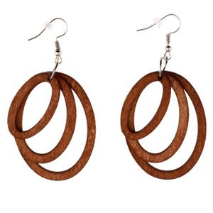 boucles d'oreille bois boucles d'oreille bois