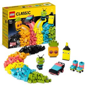 ASSEMBLAGE CONSTRUCTION LEGO® Classic 11027 L’Amusement Créatif Fluo, Joue