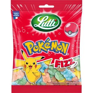 BONBONS CRÉMEUX LOT DE 3 - LUTTI - Bonbons Pokémon Fizz - paquet d