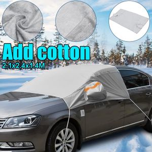 Pluie Givre glace et Neige Couverture de Pare-brise Magn/étique Universel 200*70cm Polyester Protection Voiture Repliable Pare Soleil Pare-brise Avant pour Voiture Anti UV