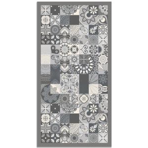 TAPIS Tapis Vinyle Panorama Carreaux de Ciments Cuisine 