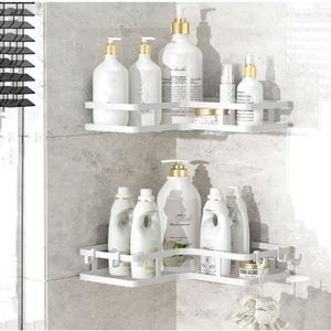 PORTE ACCESSOIRE Etagere Douche Angle, Etagere Douche Sans Percage,