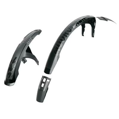 Ass Savers Splash Pack – Garde-Boue Just Black 14-16 – ABS Durable, Fixation Rapide, Anti-éclaboussures
