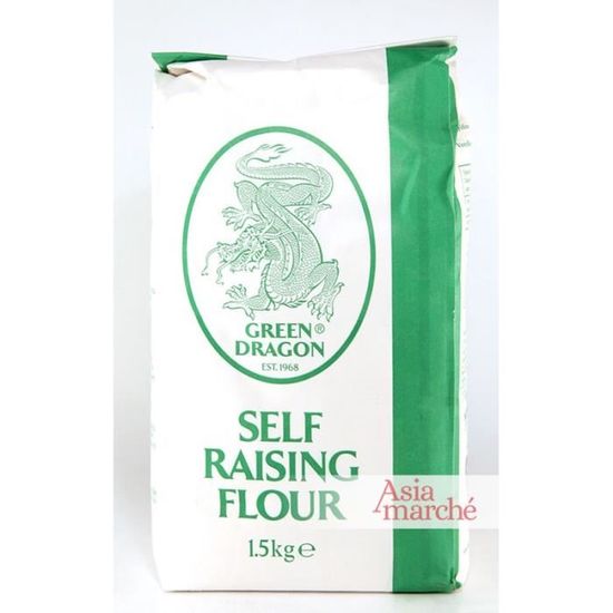 Farine avec levure incorporée 1,5kg Green Dragon ou Golden Orchid
