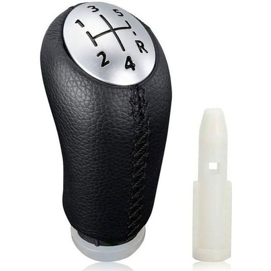Pommeau De Levier De Vitesse Compatible Renault - Pour Mégane 2, Scénic 2, Clio 3, Kangoo (Boîte Manuelle) - 6