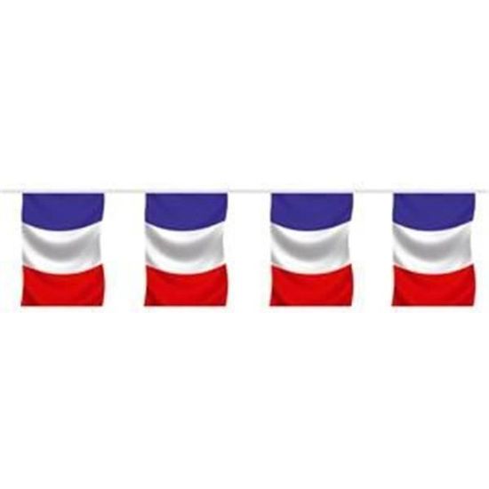 Kit Supporter France 18 Pièces – Guirlande 10m, 10 Drapeaux, Fleurs Tricolores, Tatouages – Coupe Du Monde 2026
