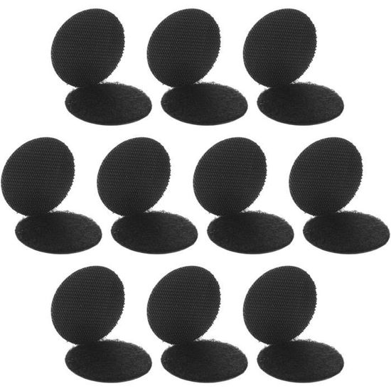 Kit Autocollants Double Face Pour Dashcam - 6 Pastilles Rondes 6,8 Cm + 2 Films électrostatiques - Montage Pare-brise, Tableau De Bord - 6