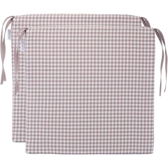 Lot 8 Housses De Coussin Matelassées 48x74 Cm – Zip, Microfibre Douce Hypoallergénique Lavable