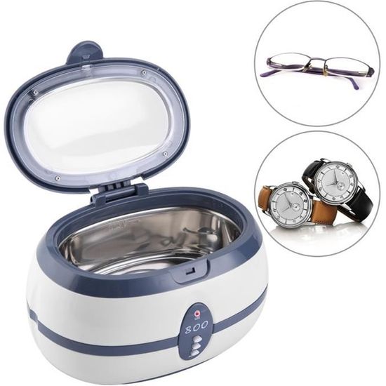 Nettoyeur Ultrasons 600ml - Pour Bijoux, Lunettes Et Petits Objets