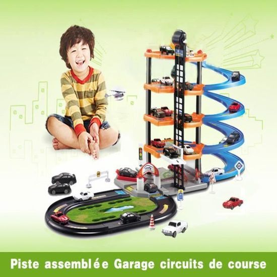 Circuit De Train Magnétique 3D - Jeu Construction Enfant 3-8 Ans Avec Train Qui Roule à L'Envers