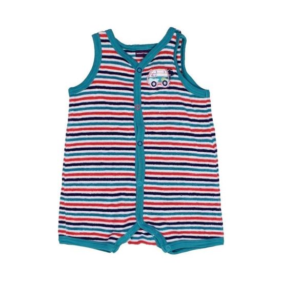 Combinaison Courte Bebe Garcon Sergent Major 9 Mois Bleu Ete Vetement Bebe Bleu Cdiscount Pret A Porter
