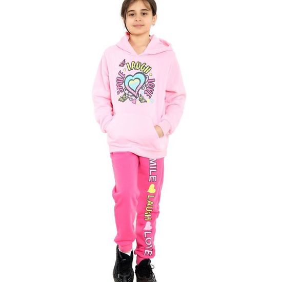 Survêtement Fille A2Z 4 Kids – Imprimé « The Power » – Taille 7-8 Ans – 65% Polyester, 35% Coton – Fermeture Cordon De Serrage - 9
